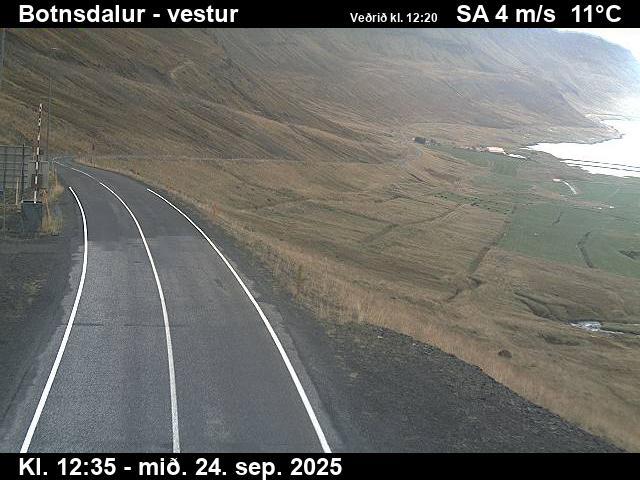 สภาพอากาศ Webcam Thverfjall