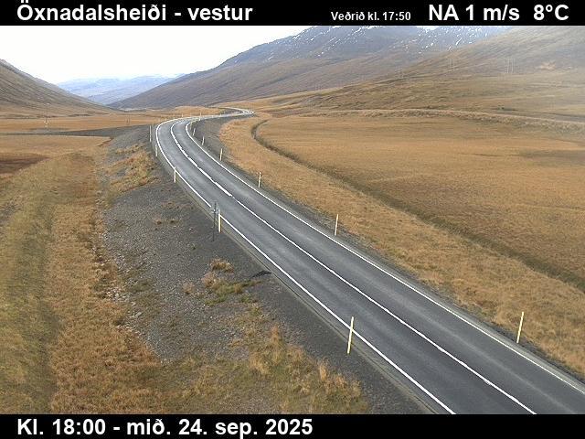 tiempo Webcam Öxnadalsheiði