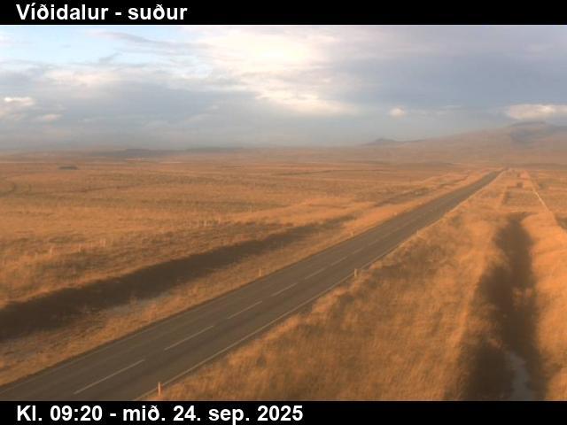 สภาพอากาศ Webcam Viðidalur