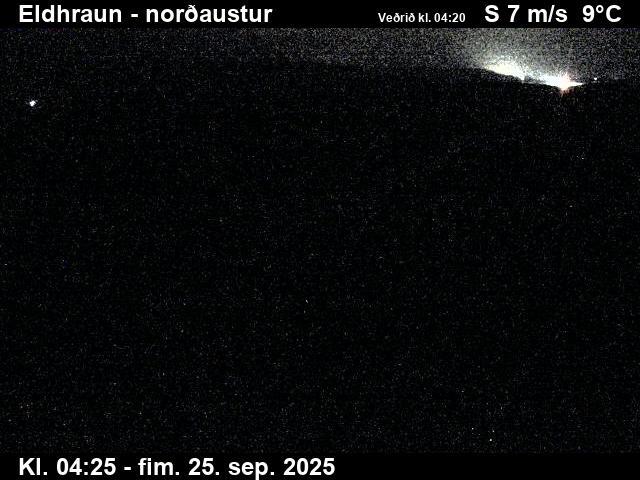 สภาพอากาศ Webcam Kirkjubæjarklaustur