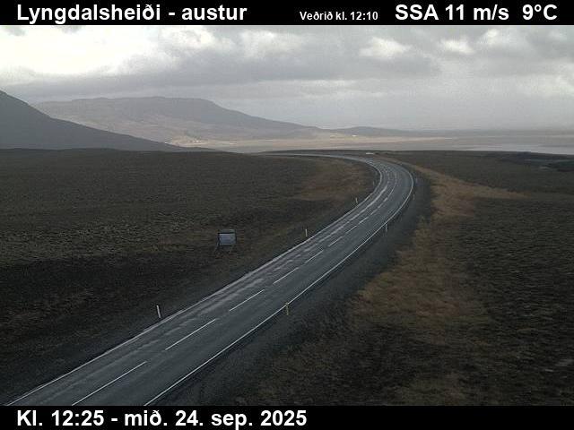 สภาพอากาศ Webcam Lyngdalsheiði