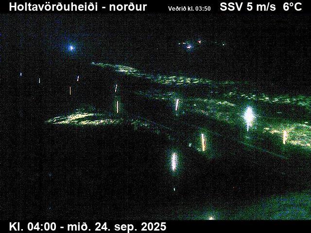 weer Webcam Holtavörðuheiði