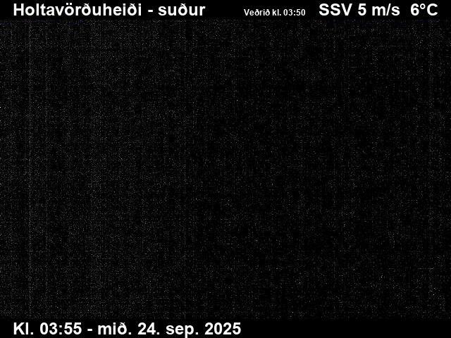 tiempo Webcam Holtavörðuheiði